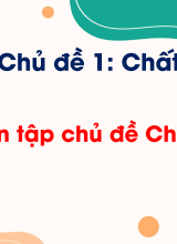 Chủ đề 1 - Ôn tập chủ đề Chất